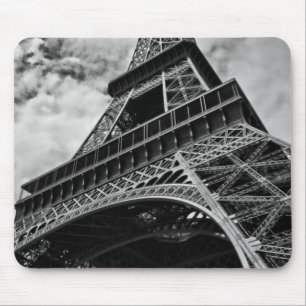 Black White Eiffel Tower Paris Europe Reivel Muismat