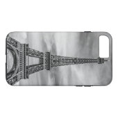 Black & White Eiffel Tower Paris Frankrijk Case-Mate iPhone Case (Achterkant (Horizontaal))