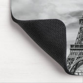 Black & White Eiffel Tower Paris Frankrijk Muismat (Hoek)