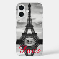 Black White Eiffel Tower Paris Love City Travel
