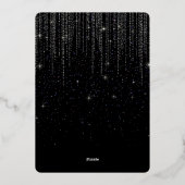  Black & white elegant  Eid Party Invitation  (Verso)