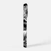Black White Floral Pattern Bold Botanical Aestheti (Côté droit)