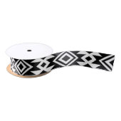 Black White Geometric Tribal Pattern Aztec Boho Lint (Spoel)