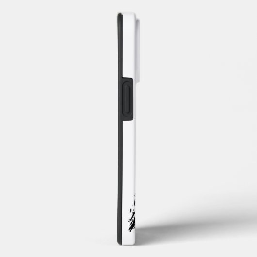 Black & White Geronimo Case-Mate iPhone Case (Achterkant / Rechts)