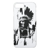 Black & White Geronimo iPhone 7 Coque (Dos)