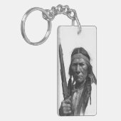 Black & White Geronimo Sleutelhanger (Voorkant Links)