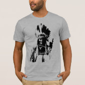 Black & White Geronimo  T-shirt (Voorkant)