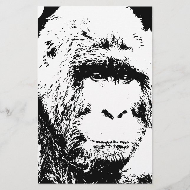 Black & White Gorilla (Voorkant)
