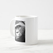 Black & White Gorilla Koffiemok (Voorkant links)