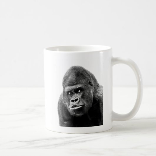 Black White Gorilla Koffiemok (Rechts)