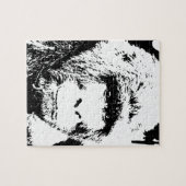 Black & White Gorilla Legpuzzel (Horizontaal)