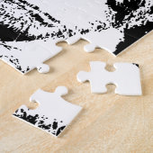 Black & White Gorilla Legpuzzel (Zijkant)