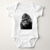 Black White Gorilla Romper (Voorkant)