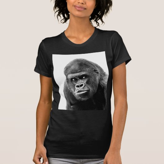 Black White Gorilla T-shirt (Voorkant)