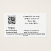 Black & White Holiday Cheer Gratis Cadeaubon Kaart (Achterkant)