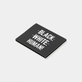 Black White Human Post-it® Notes (Schuin)
