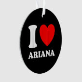 Black White I Love Ariana (devant)