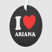 Black White I Love Ariana (devant)