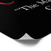 Black White Inspirerend Confidential Lion Poster (Hoek)