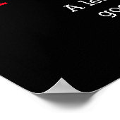 Black White Inspirerend Leadership Wolf Pop Art Poster (Hoek)