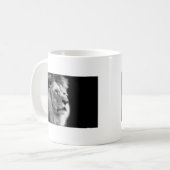 Black White Lion Koffiemok (Voorkant links)