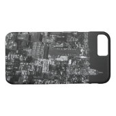 Black & White Manhattan iPhone 7 Coque (Dos (Horizontal))