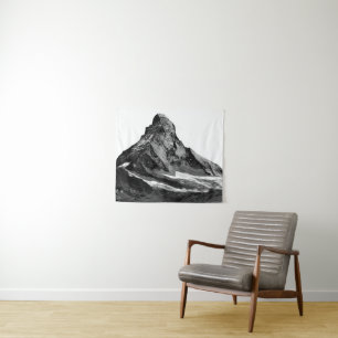 Black & White Matterhorn North Face Wandkleed