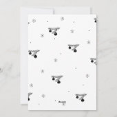 Black & White Merveilles de son Carte photo d'amou (Dos)