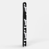 Black+White Modern Abstract Pattern iPhone 5 Hoesj Case-Mate iPhone Case (Achterkant/rechts)