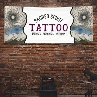 Black & White Modern Text 2 Photo Business Name Spandoek