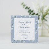 Black & White Modern Wedding Invitation (Debout devant)