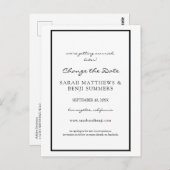 Black & White Modifier la carte postale Date (Devant / Derrière)