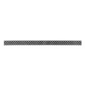 Black White Moroccan Quatrefoil Pattern #5 Lint (Voorkant)