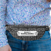 Black White Motif Horse Show Mane Tail Braiding