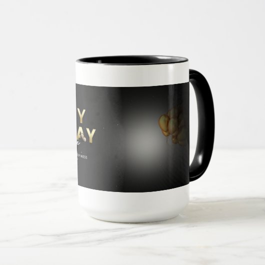 Black & white Mug (Devant droit)