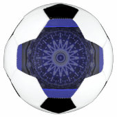 Black White n Purple Soccer Ball (Devant)