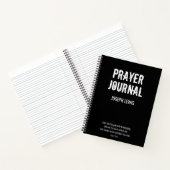 Black White Name Psalm Prayer Journal Notitieboek (Binnen)