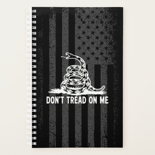 Black & White Ne pas me taper sur le drapeau améri (Devant)