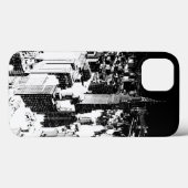 Black & White New York Case-Mate iPhone Case (Achterkant (horizontaal))