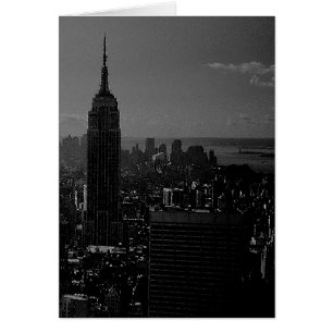 Black White New York City