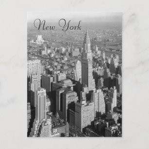 Black & White  New York City Briefkaart