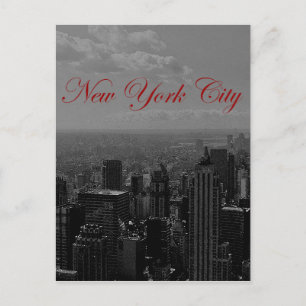 Black White New York City Briefkaart