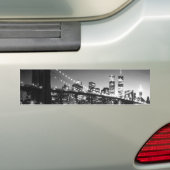 Black & White New York City Bumpersticker (Op auto)