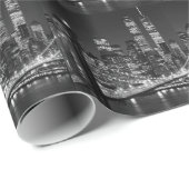 Black & White New York City Cadeaupapier (Rol Hoek)