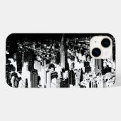 Black & White New York City Case-Mate iPhone Case (Achterkant (horizontaal))
