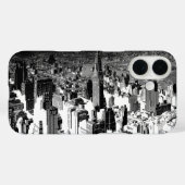 Black & White New York City Case-Mate iPhone Case (Achterkant (horizontaal))