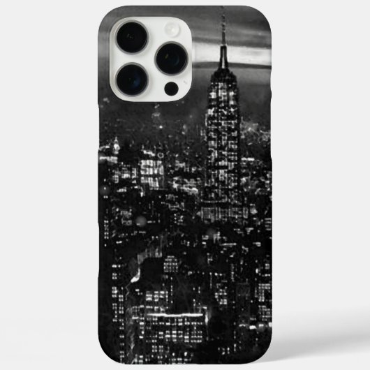 Black & White New York City Case-Mate iPhone Case (Achterkant)