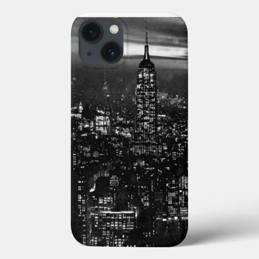 Black & White New York City Case-Mate iPhone Case (Achterkant)