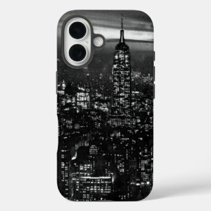 Black & White New York City iPhone 16 Hoesje