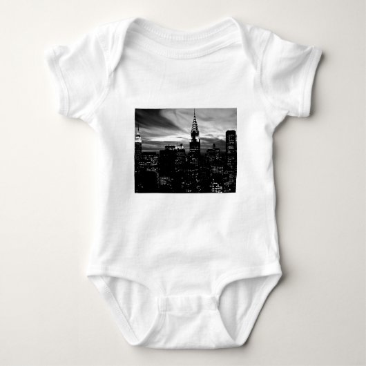 Black & White New York City Midtown Romper (Voorkant)